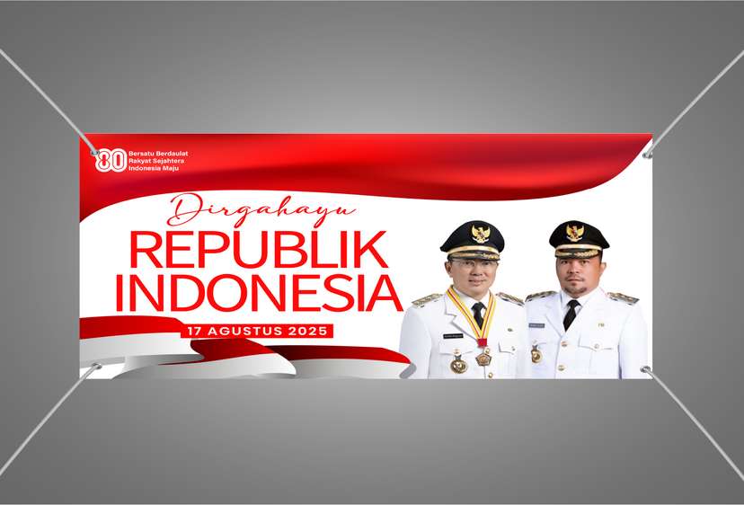 Baliho Kemerdekaan Elegansi Sederhana yang Memukau - Image 1