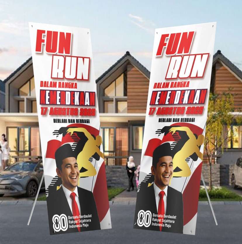 Banner Fun Run HUT RI – Lari Bersama untuk Negeri - Image 1