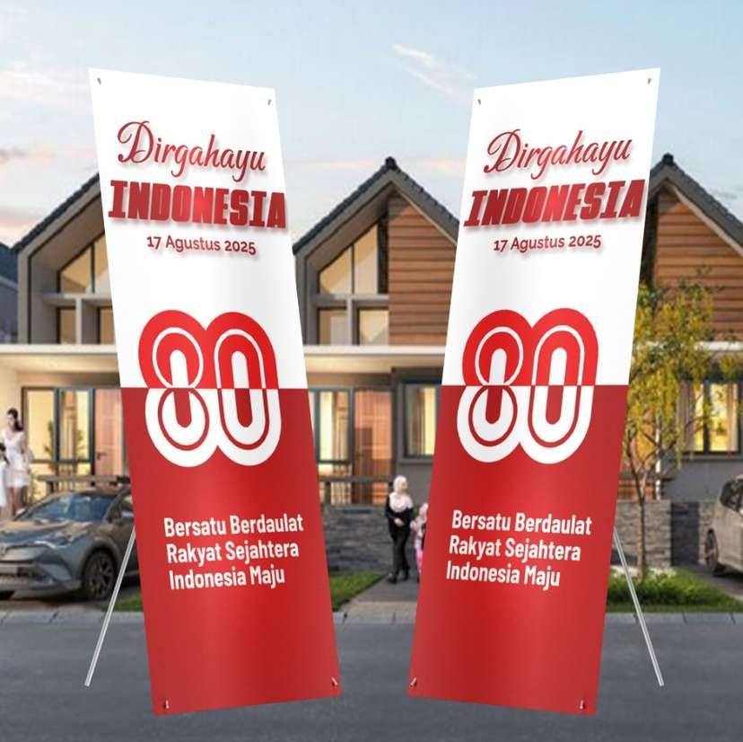 Banner Dirgahayu Indonesia – Bersatu Berkarya untuk Indonesia Sejahtera - Image 1
