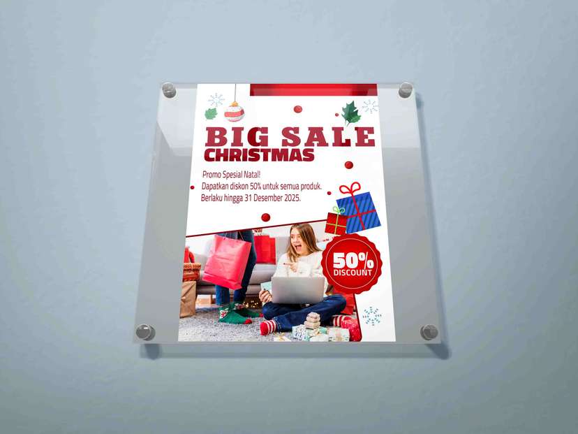 Wall Poster Big Sale Nuansa Christmas - Image 1