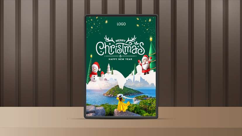 Slim Led Natal beserta Foto - Image 1