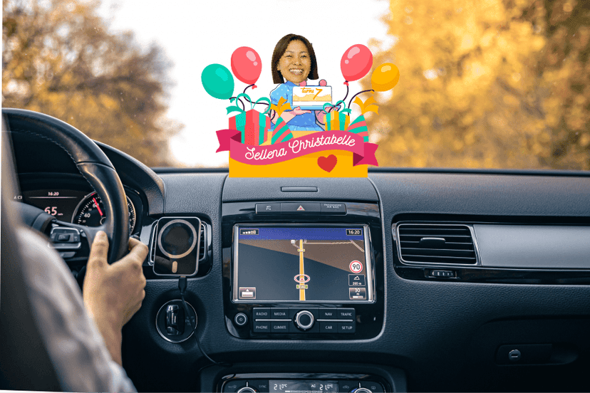 Akrilik Goyang Goyang Hadiah Ulang Tahun Untuk Teman Perempuan - Image 1