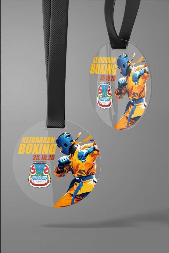 Medali Acrylic Kejuaraan - Image 1