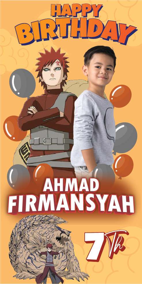Baliho Ulang Tahun Naruto - Image 1