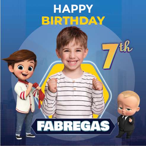 Baliho Ulang Tahun Baby Boss - Image 1