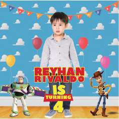 Baliho Ulang Tahun Toy Story - Image 1