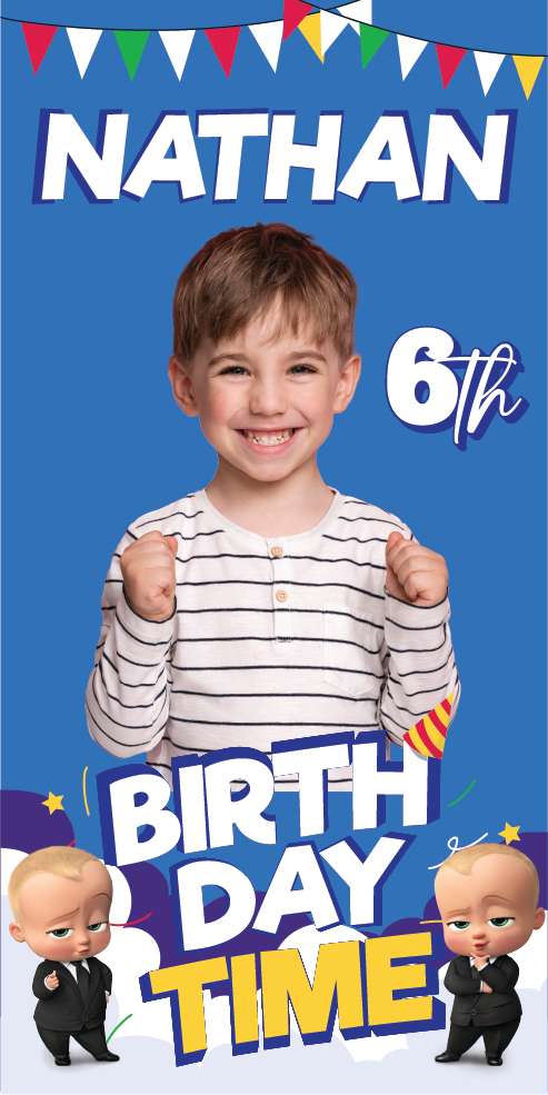 Baliho Ulang Tahun Baby Boss - Image 1