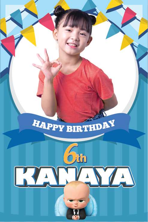 Baliho Ulang Tahun Baby Boss - Image 1