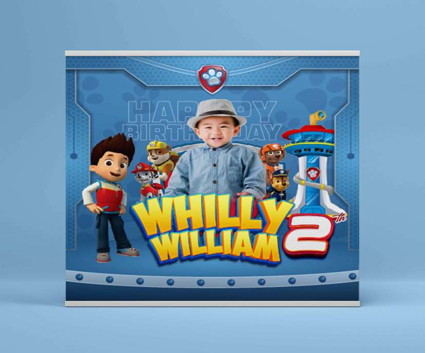 Baliho Hari Ulang Tahun Anak Paw Patrol - Image 2