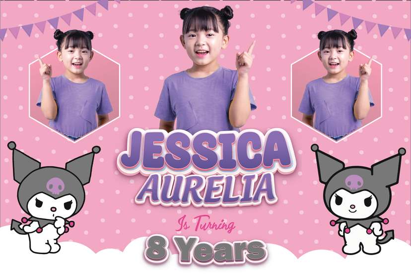 Baliho Ulang Tahun Kuromi - Image 1