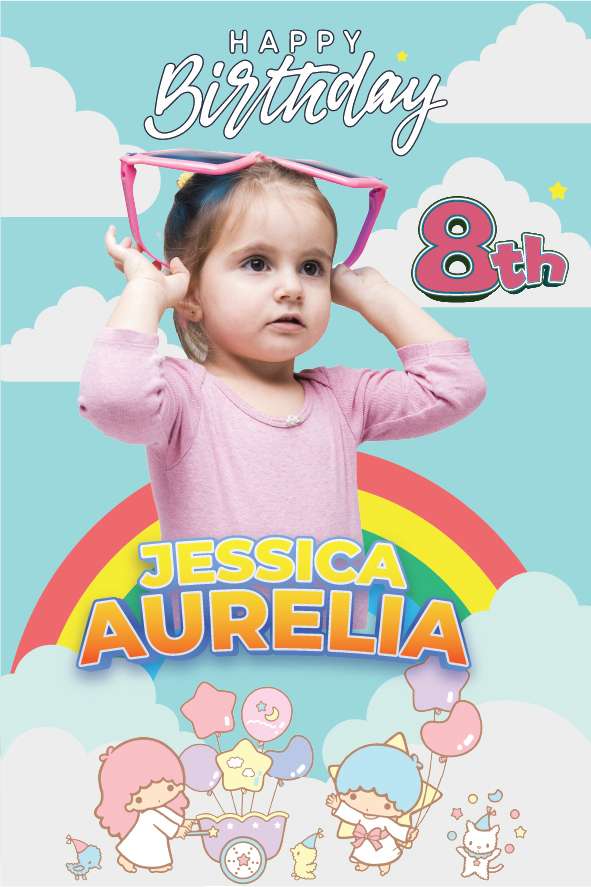 Baliho Ulang Tahun Sanrio - Image 1