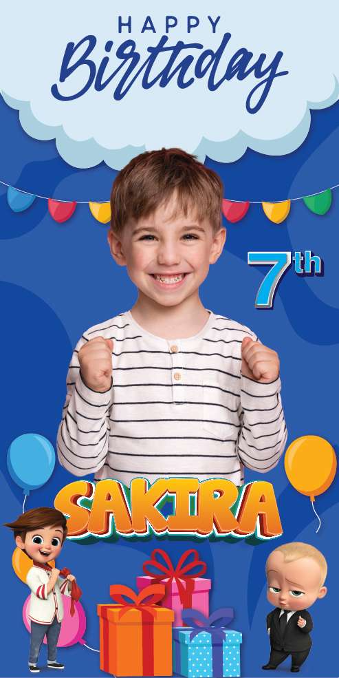 Baliho Ulang Tahun Baby Boss - Image 1