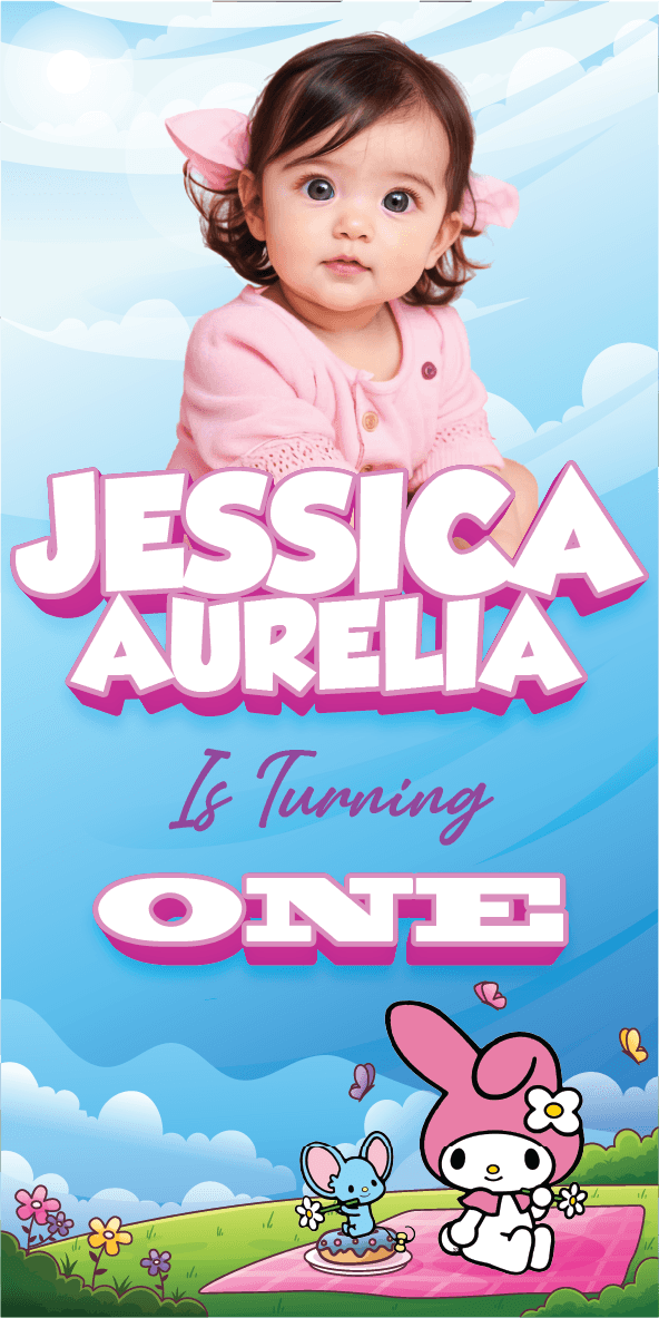 Baliho Ulang Tahun My Melody - Image 1