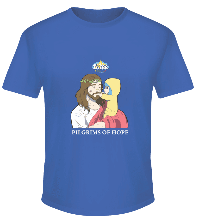 Kaos Luce dan Yesus Maskot Yubileum - Image 1