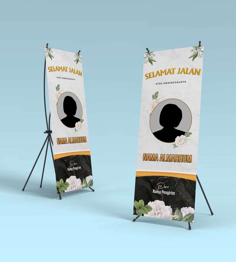 Standing Banner Turut Berduka Cita - Image 1