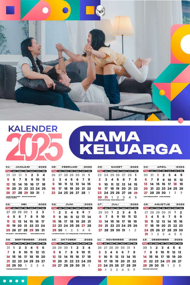 KALENDER A3+ TAHUN 2025 - Image 1