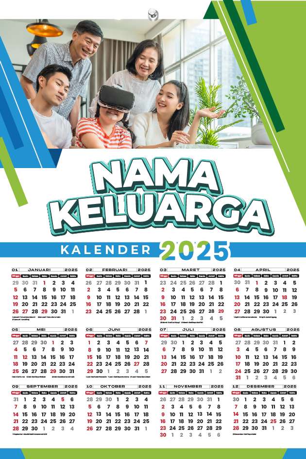 KALENDER A3+ TAHUN 2025 - Image 1