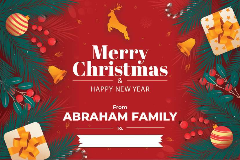 Kartu Ucapan Natal 2024 dan Tahun Baru 2025 - Image 1