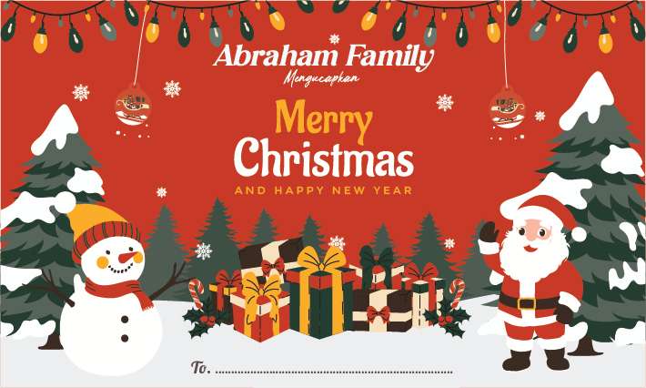 Kartu Ucapan Natal 2024 dan Tahun Baru 2025 - Image 1