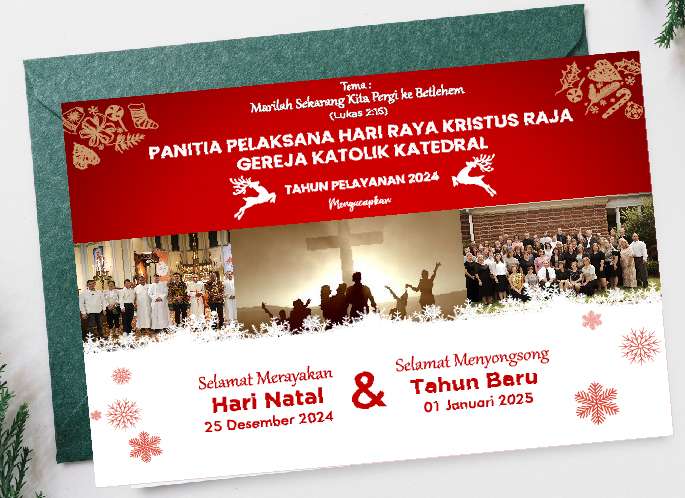 Kartu Natal Gereja - Image 1