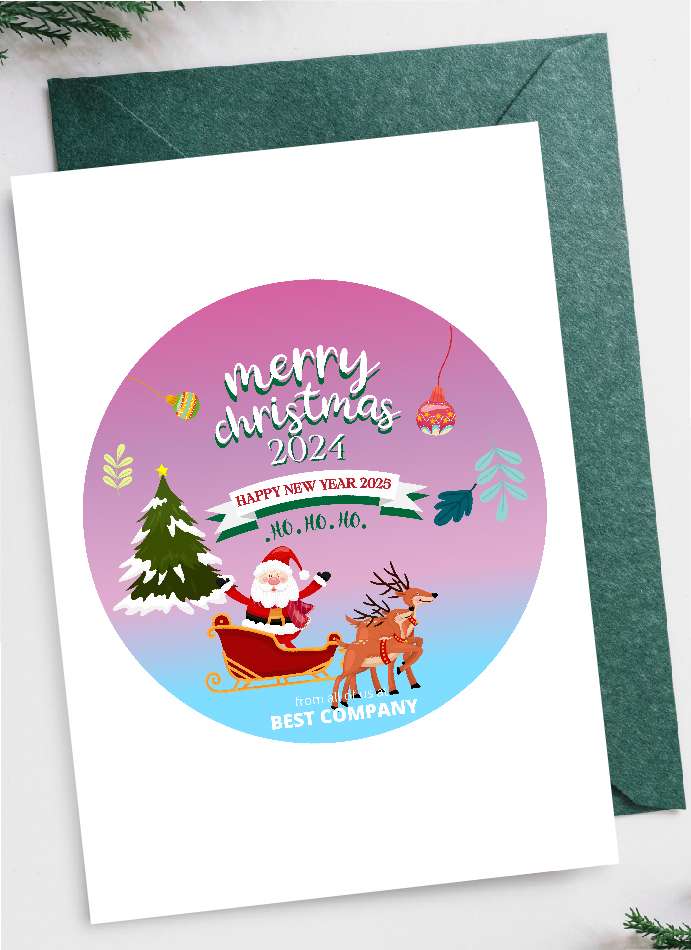 Sticker and Chrismas Card - Image 1