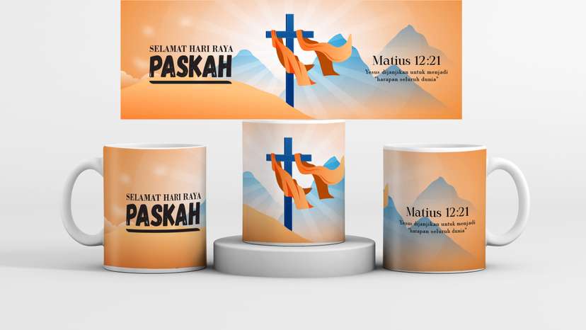 Mug Hampers Souvenir Paskah - Image 1