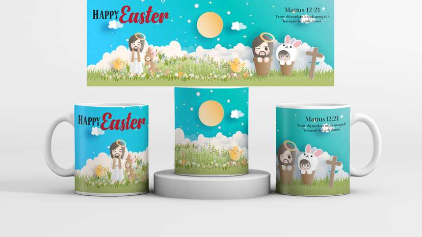 Mug Hampers Souvenir Paskah - Image 1