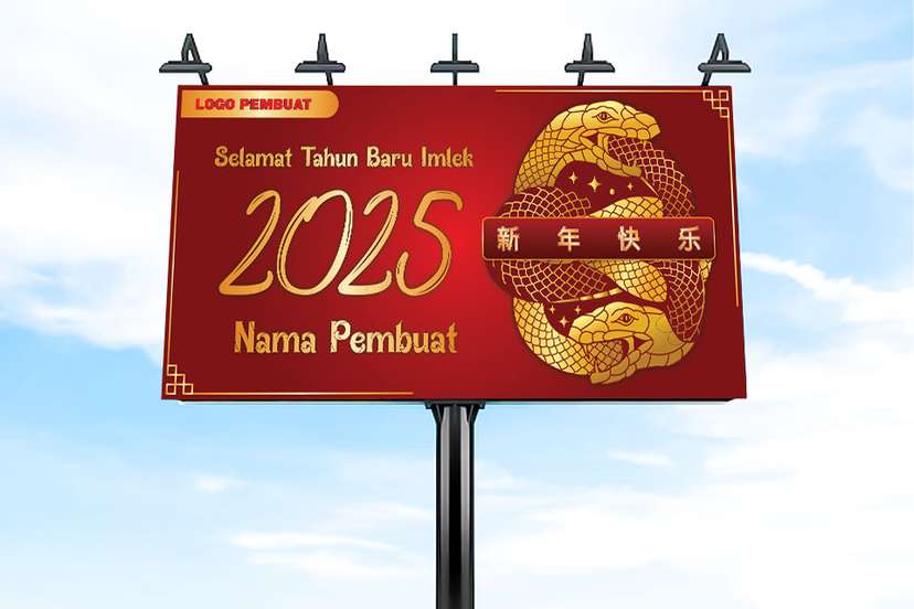 Baliho tahun baru china 2025 - Image 1