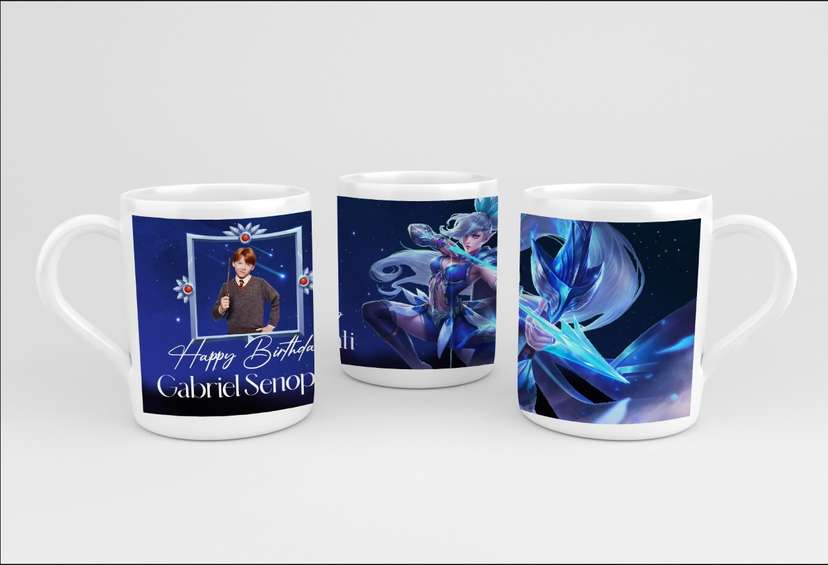DESIGN MUG ULANG TAHUN TEMA MOBILE LEGENDS - Image 1