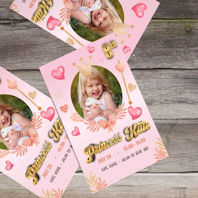 Undangan Ulang Tahun Perempuan - Image 1