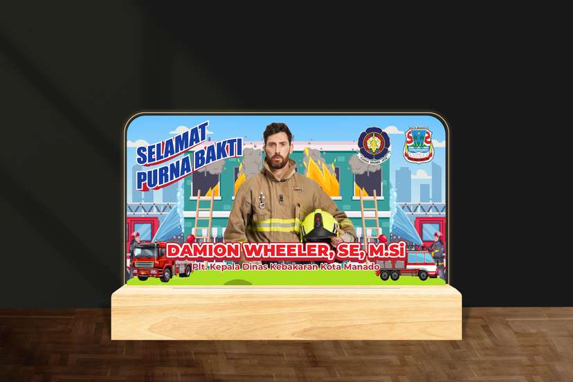 Dream LED Acrylic Purna Bakti Damkar - Image 1