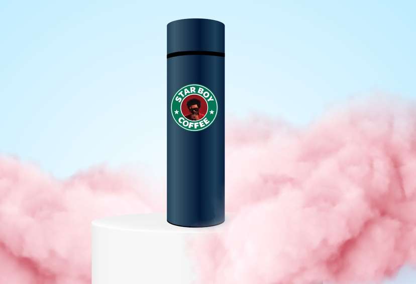 Desain tumbler Nama dan Foto versi logo - Image 1