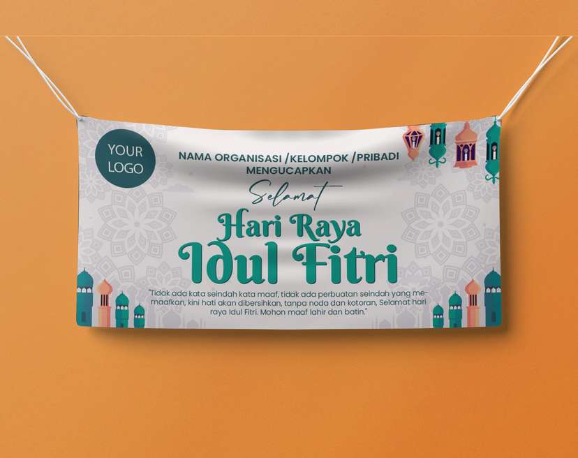 Spanduk Ucapan Idul Fitri - Image 1