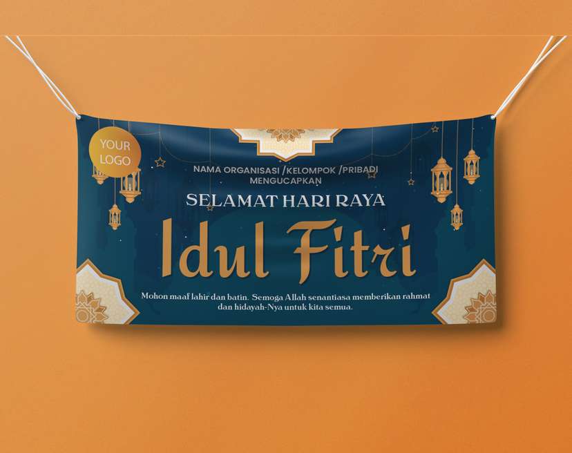 Spanduk Ucapan Idul Fitri - Image 1