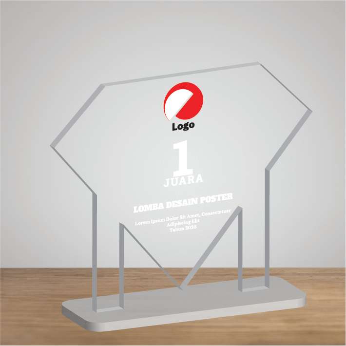 Plakat Penghargaan Akrilik Custom - Image 1