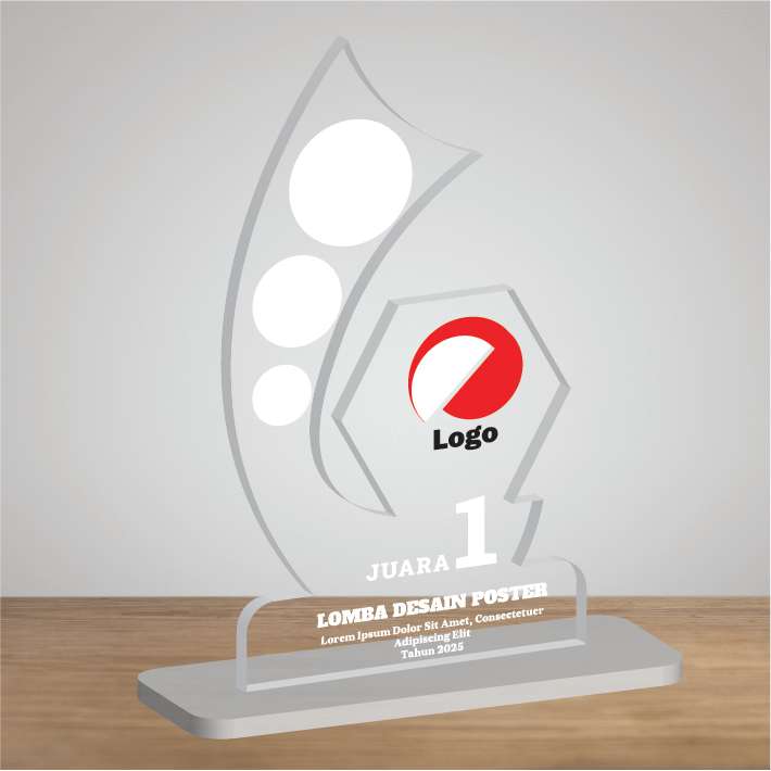 Plakat Penghargaan Akrilik Custom - Image 1