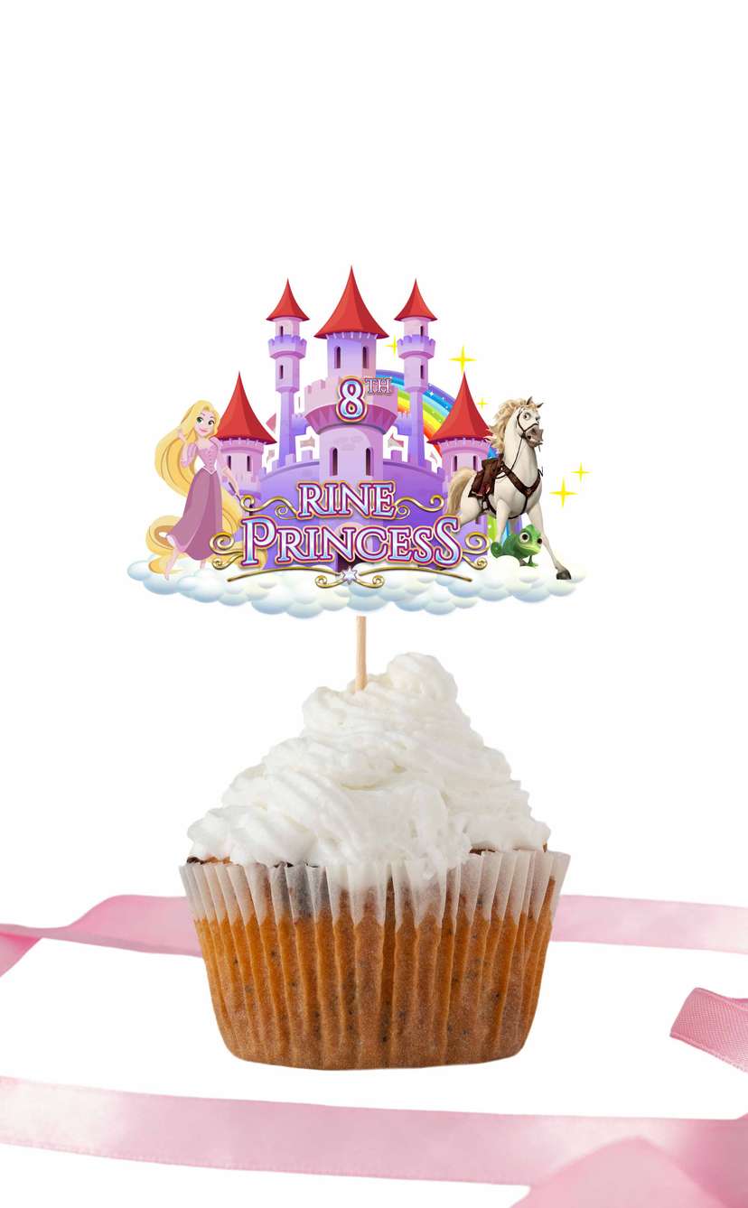 Topper Ulang Tahun Princess - Image 1