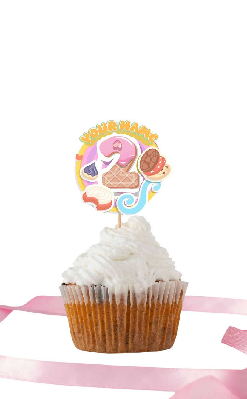 Topper Ulang Tahun Candyland - Image 1