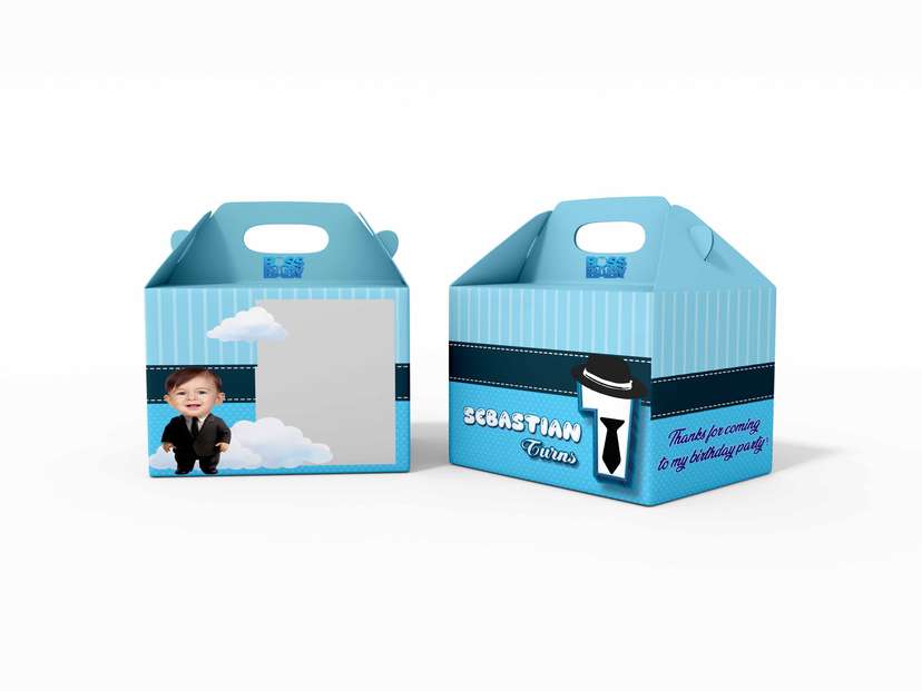 Packaging Souvenir Ulang Tahun Laki Laki Tema Baby Boss - Image 1