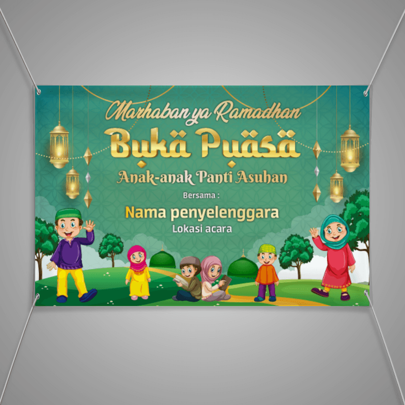 Baliho buka puasa anak panti asuhan - Image 1