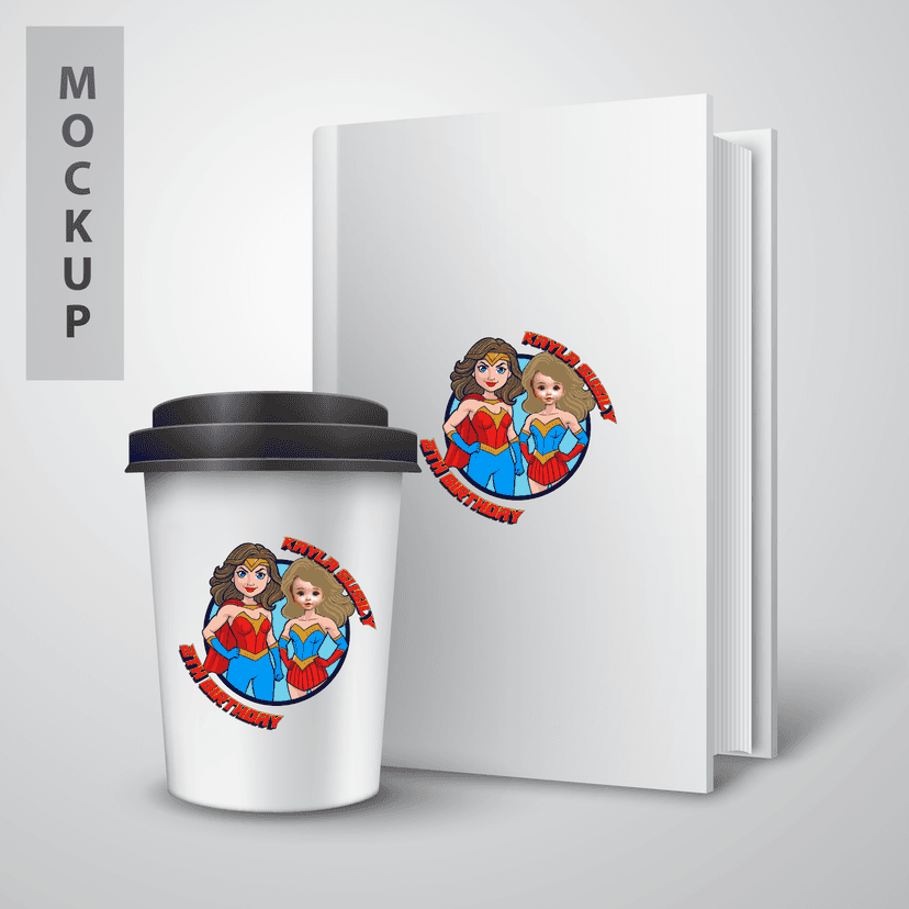 Sticker Tema Superhero Perempuan - Image 1