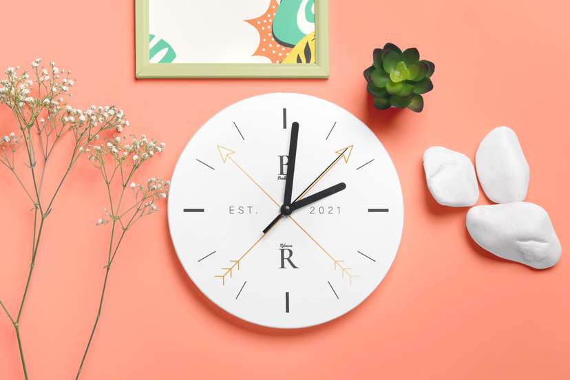 Souvenir Pernikahan Jam Dinding - Image 1