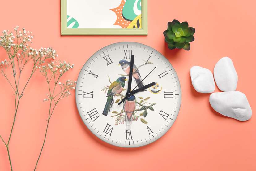 Jam Dinding Vintage Romawi - Image 1