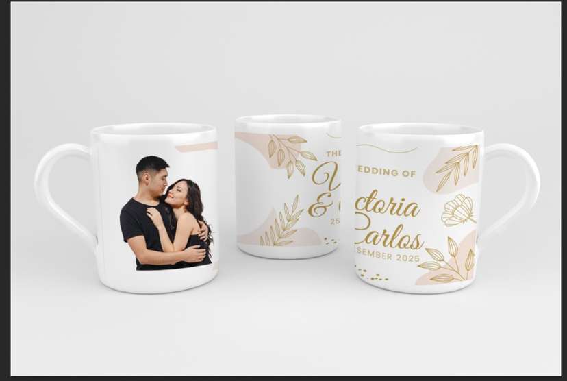 Design Mug Wedding Souvenir - Image 1