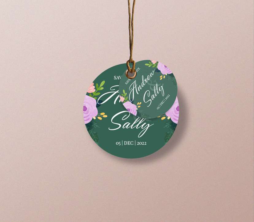 Hang Tag Wedding - Image 1