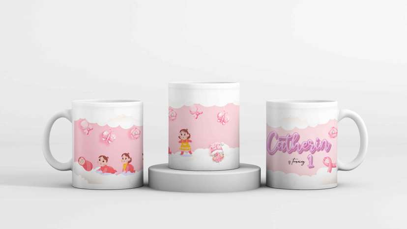 Mug Souvenir Ulang Tahun Perempuan - Image 1