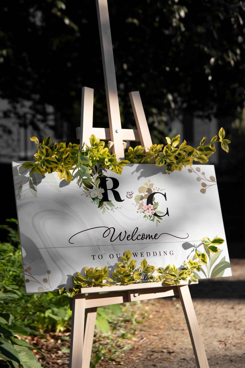 Wedding Welcome Sign - Image 1