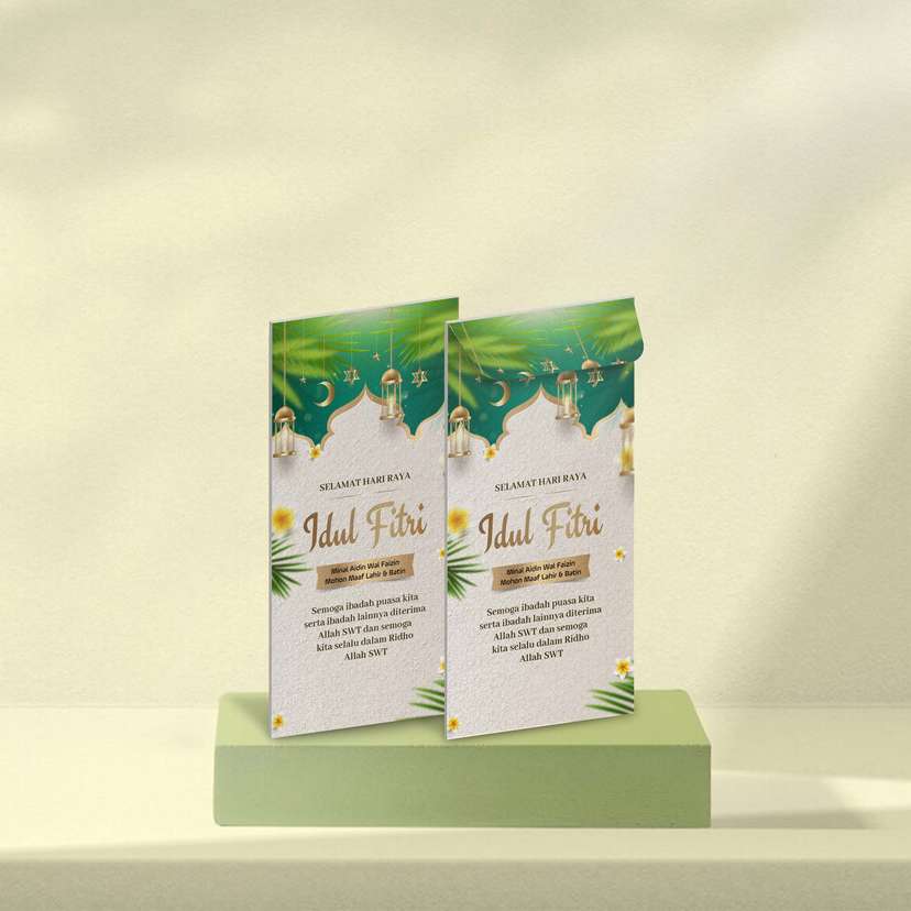 Amplop Idul Fitri Hijau - Image 1