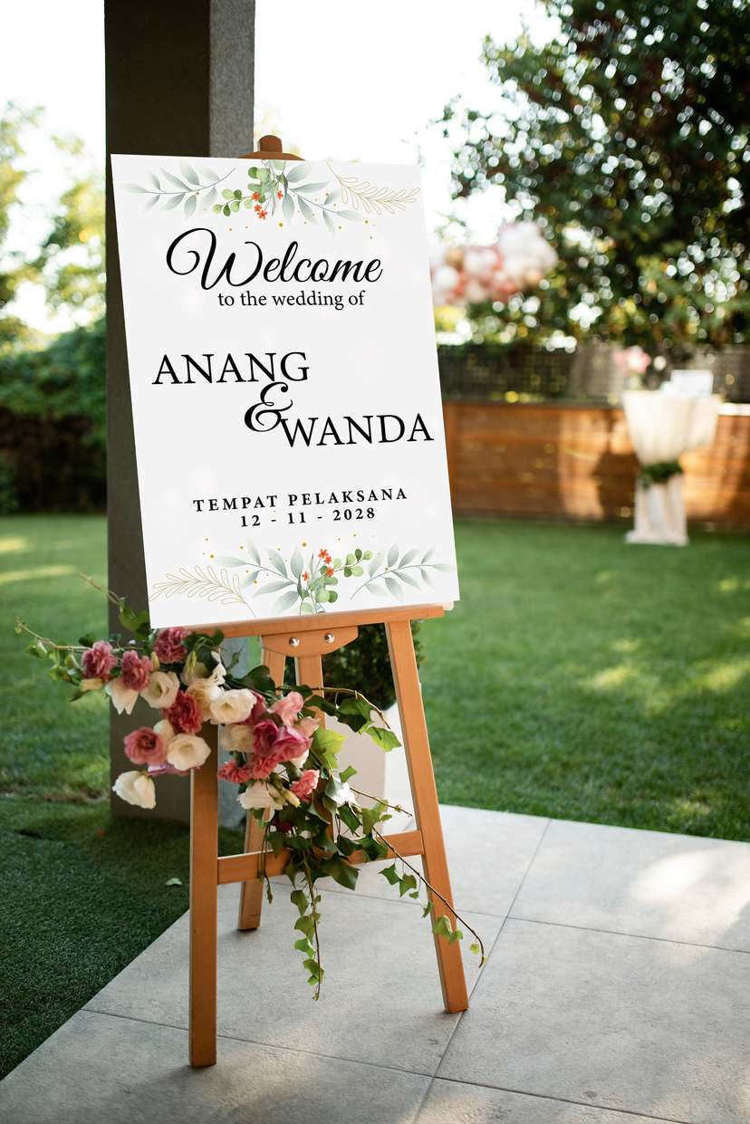 Welcome Sign Botanical - Image 1