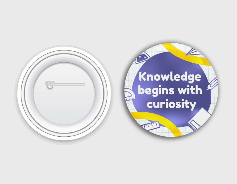 Design Peniti Pin quotes school - Image 1